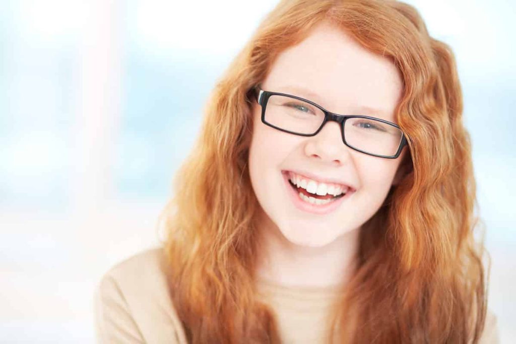 Red Hair Girl Smiling